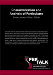 Characterization and Analysis of Particulates DVD Cover