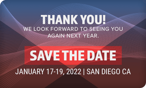 See You Next Year - Save The Date - January 17-19, 2022